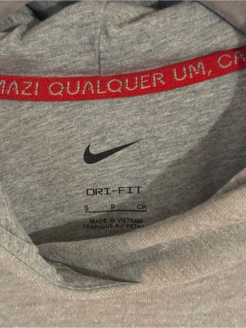 Nike $104 USA Basketball Limited Edition Gray Fleece Pullover Hoodie Small - Picture 3 of 3